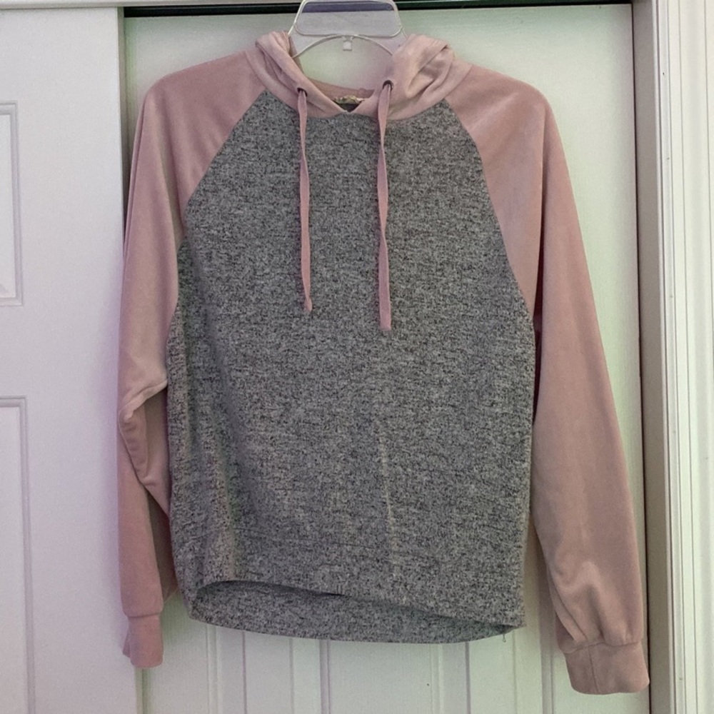 Pink/grey Hoodie